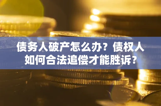 北京债务人破产怎么办？债权人如何合法追偿才能胜诉？