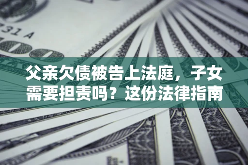 北京父亲欠债被告上法庭，子女需要担责吗？这份法律指南必须看完