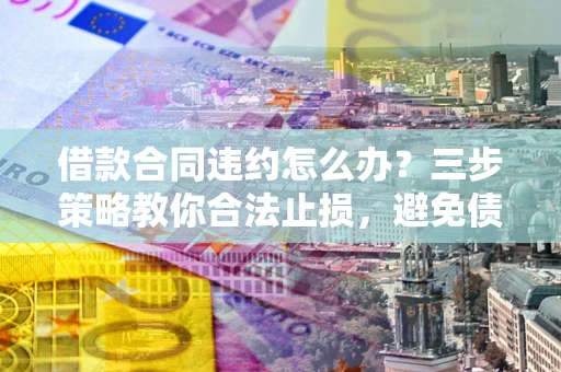 北京借款合同违约怎么办？三步策略教你合法止损，避免债务危机升级